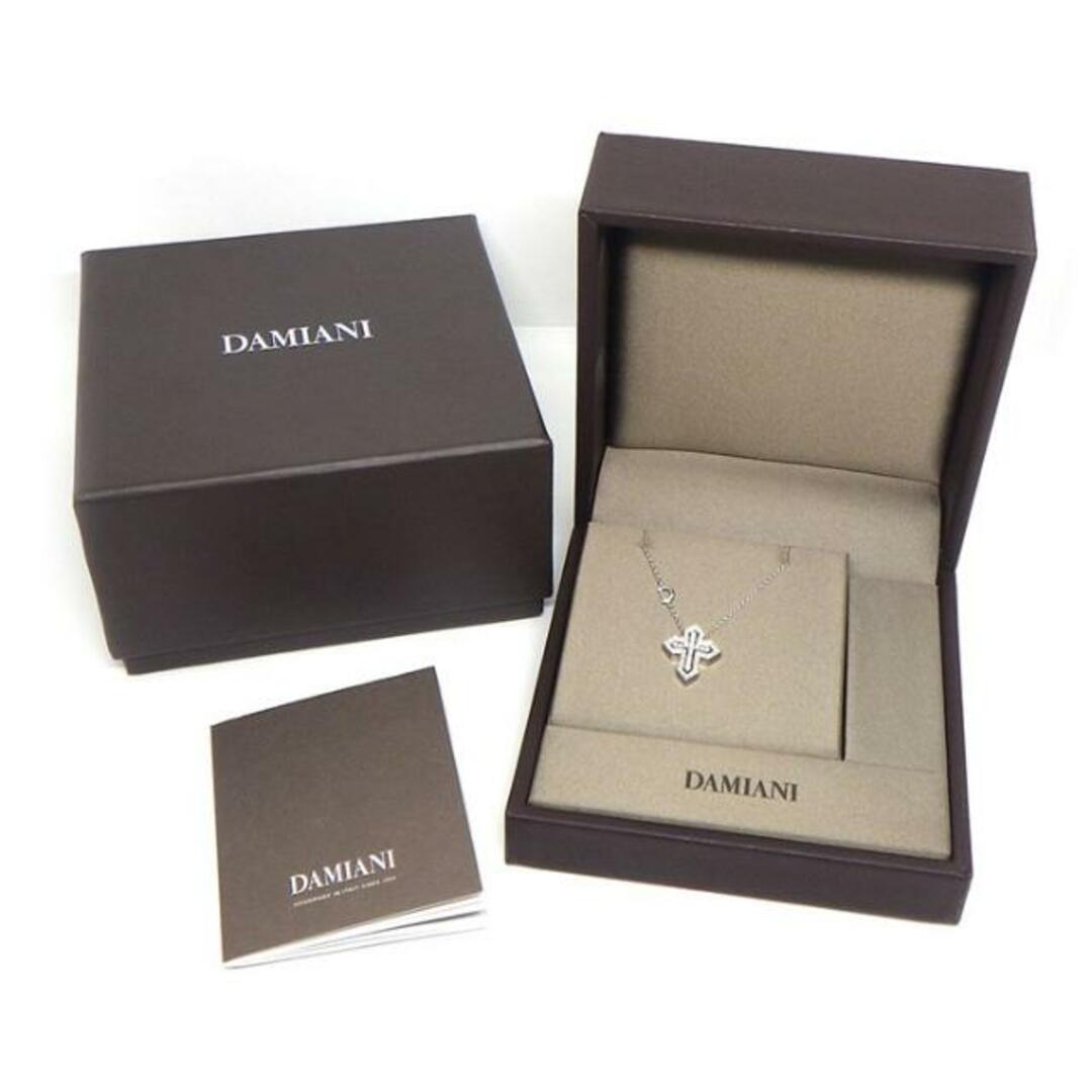 Damiani(ダミアーニ)のダミアーニ DAMIANI ネックレス ベル エポック クラウン 20089078 クロス 剣 モチーフ パヴェ ダイヤモンド 計0.28ct K18WG 【箱・保付き】 【中古】 レディースのアクセサリー(ネックレス)の商品写真