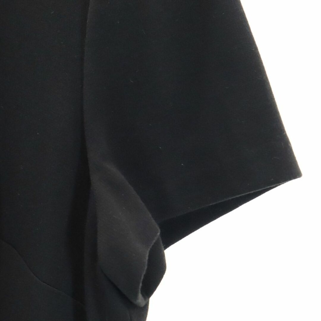 Calvin Klein(カルバンクライン)のカルバンクライン 裾ボーダー柄 半袖 ワンピース ブラック系 Calvin Klein レディース 古着 【240209】 レディースのワンピース(その他)の商品写真