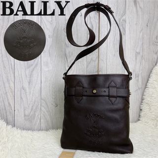 美品　BALLY バリー　スエード　ショルダーバッグ　グレー　肩掛け　シルバー