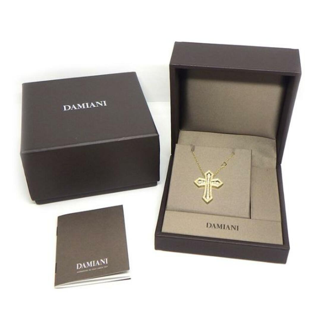 Damiani(ダミアーニ)のダミアーニ DAMIANI ネックレス ベル エポック クラウン 20089533 クロス 剣 モチーフ パヴェ ダイヤモンド 計1.38ct K18YG / #L 【中古】 レディースのアクセサリー(ネックレス)の商品写真