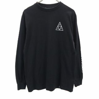 ハフ(HUF)のハフ 長袖 Tシャツ M ブラック HUF ロンT メンズ 古着 【240209】(Tシャツ/カットソー(七分/長袖))