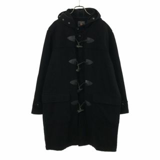 チャップス(CHAPS)のチャップスラルフローレン 80s ダッフルコート M ブラック CHAPS RALPH LAUREN オールド ヴィンテージ メンズ 古着 【240209】(ダッフルコート)