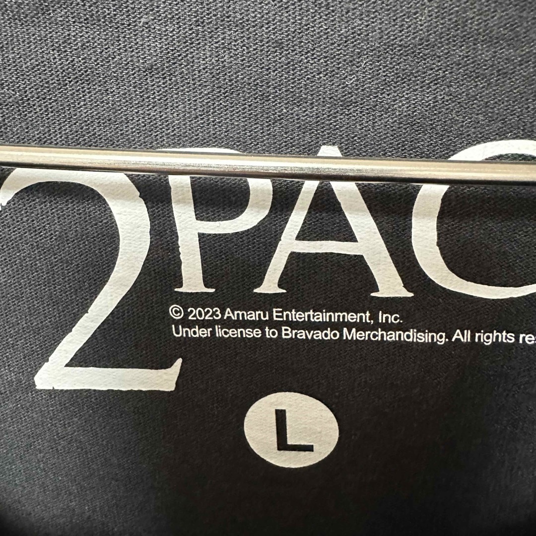 2PAC Tシャツ 黒 メンズのトップス(Tシャツ/カットソー(半袖/袖なし))の商品写真