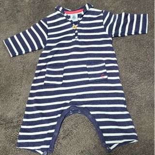 プチバトー(PETIT BATEAU)の〘値下げしました！〙プチバトー ロンパース(ロンパース)