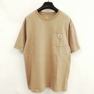 カーハート(carhartt)の2020 ポケット Tシャツ トップス 半袖 L ベージュ(Tシャツ/カットソー(半袖/袖なし))