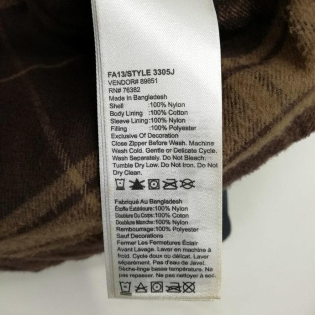 Timberland(ティンバーランド)のキルティング シャツ ジャケット ブルゾン 中綿 S ネイビー メンズのジャケット/アウター(その他)の商品写真