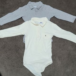 プチバトー(PETIT BATEAU)の〘最終値下げ〙プチバトー ロンパースセット(ロンパース)