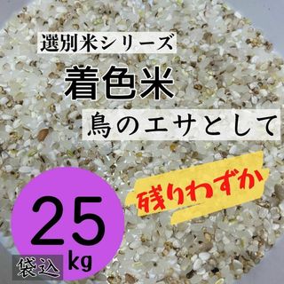 着色米 くず米 25kg 米・雑穀 鳥の餌 飼料 お得 安い おすすめ(米/穀物)