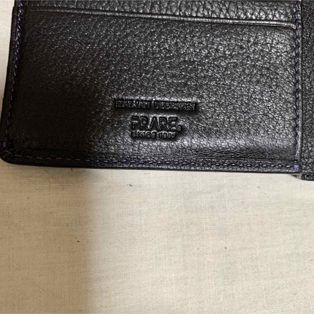 PRARE(プレリー)の新品タグ付き　PRARE レザー　二つ折り　財布　メンズ メンズのファッション小物(折り財布)の商品写真