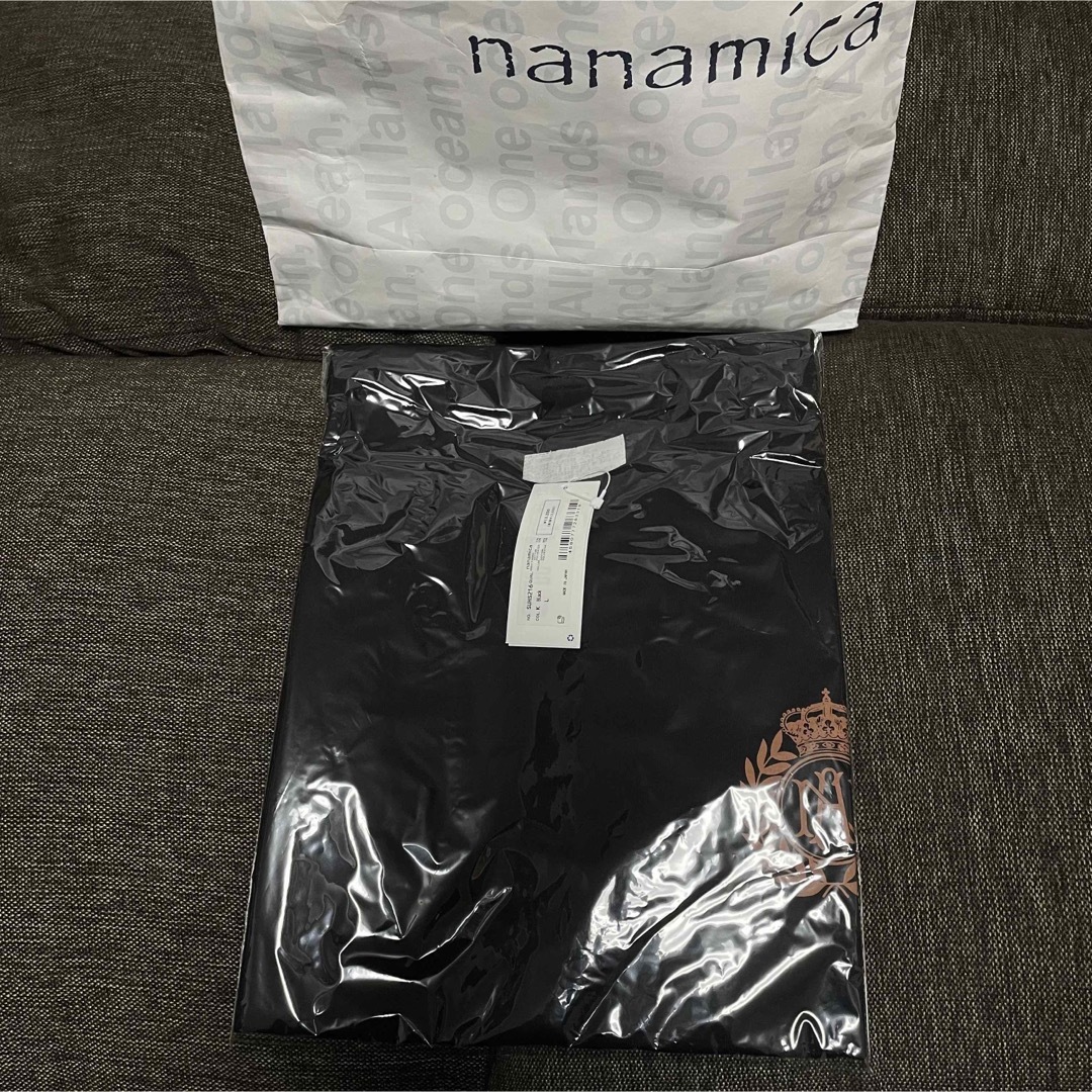 nanamica(ナナミカ)の【nanamica × AWAKE NY】H/S Tee【L】Tシャツ ブラック メンズのトップス(Tシャツ/カットソー(半袖/袖なし))の商品写真