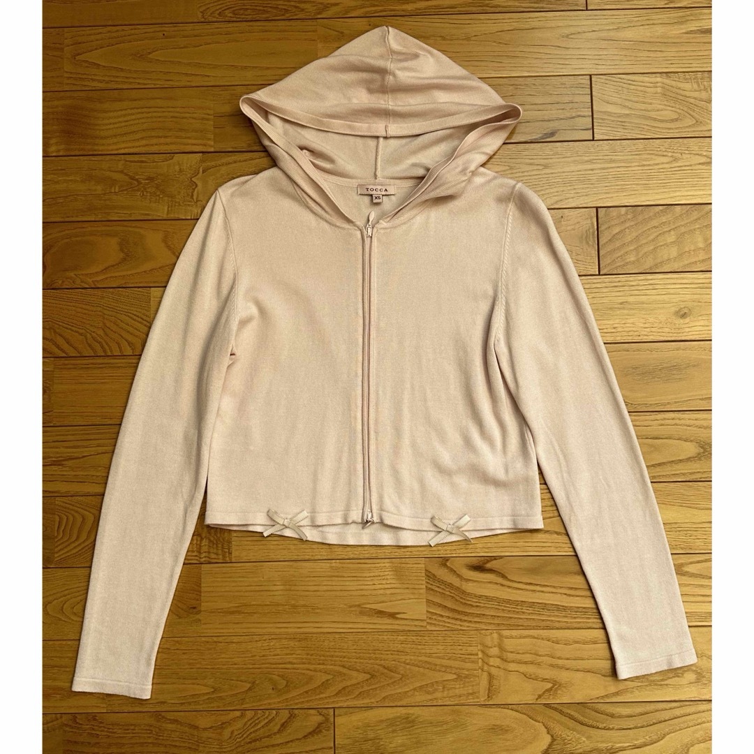 TOCCA(トッカ)のPETIT RIBBON HOODIE プチリボン フーディー　サイズXS  レディースのトップス(パーカー)の商品写真