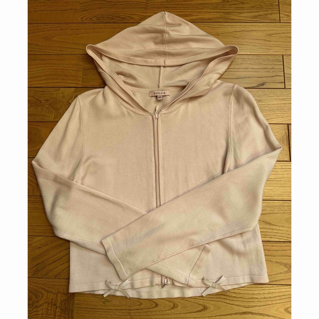 TOCCA(トッカ)のPETIT RIBBON HOODIE プチリボン フーディー　サイズXS  レディースのトップス(パーカー)の商品写真