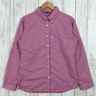 モンベル(mont bell)のWOMENs XL  モンベル WIC.ドライタッチ ロングスリーブシャツ MONTBELL 1114379 レッド系(その他)