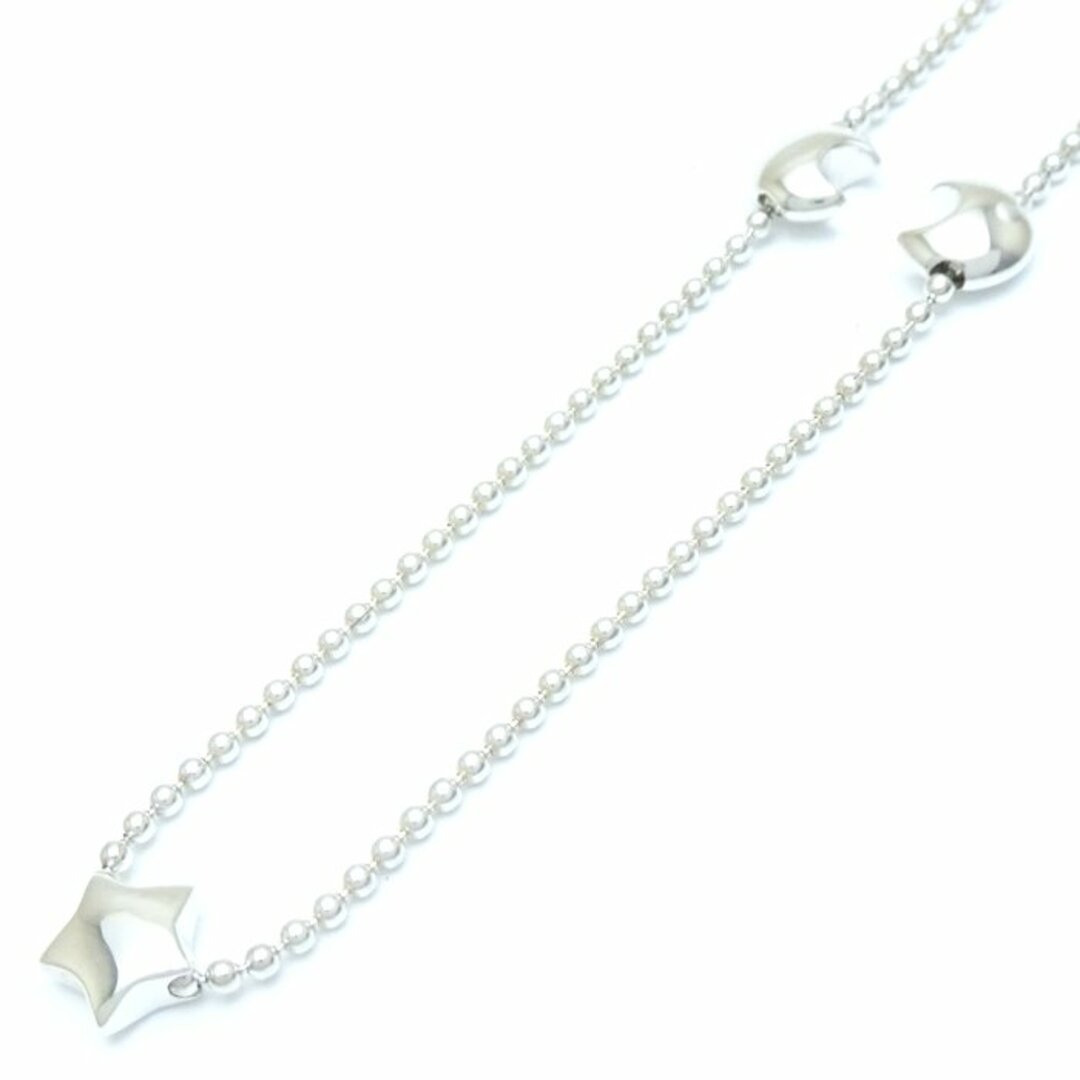 STAR JEWELRY(スタージュエリー)のSTAR JEWELRY スタージュエリー スター & ムーン ネックレス 星 月 シルバー925/291210【中古】【BJ】 レディースのアクセサリー(ネックレス)の商品写真