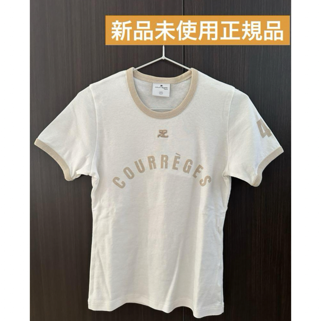 Courreges(クレージュ)の新品未使用 正規品 クレージュ Tシャツ Mサイズ 新作 24ss レディースのトップス(Tシャツ(半袖/袖なし))の商品写真