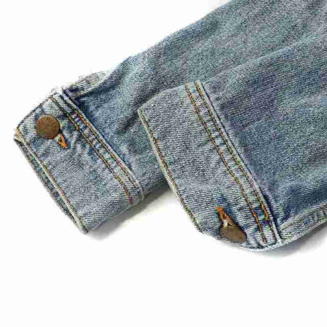 Nudie Jeans(ヌーディジーンズ)のnudie jeans デニムジャケット Gジャン ジージャン ロゴ S 水色 メンズのジャケット/アウター(その他)の商品写真