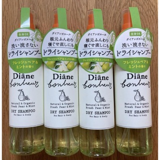 Moist Diane - ダイアンボヌール ドライシャンプー  フレッシュペア＆ミントの香り　4本