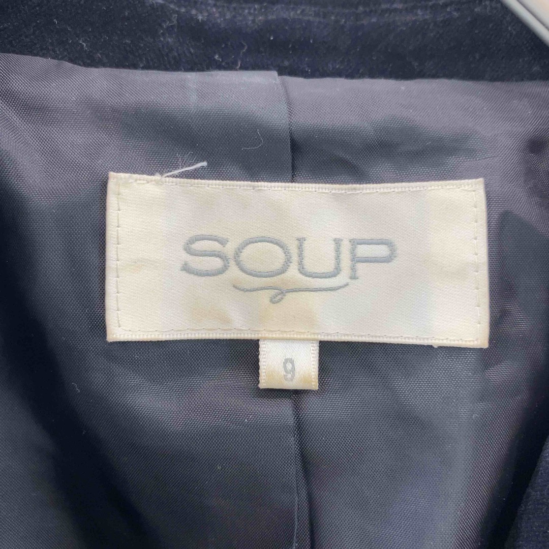 SOUP(スープ)のSOUP スープ レディース ジャケット テーラード ブラック レディースのジャケット/アウター(テーラードジャケット)の商品写真