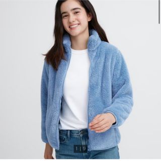 ユニクロ(UNIQLO)のユニクロ　ファーリーフリースフルジップジャケット（長袖）　XL(その他)