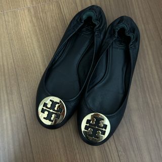 トリーバーチ(Tory Burch)のトリーバーチ　黒バレエシューズ(バレエシューズ)