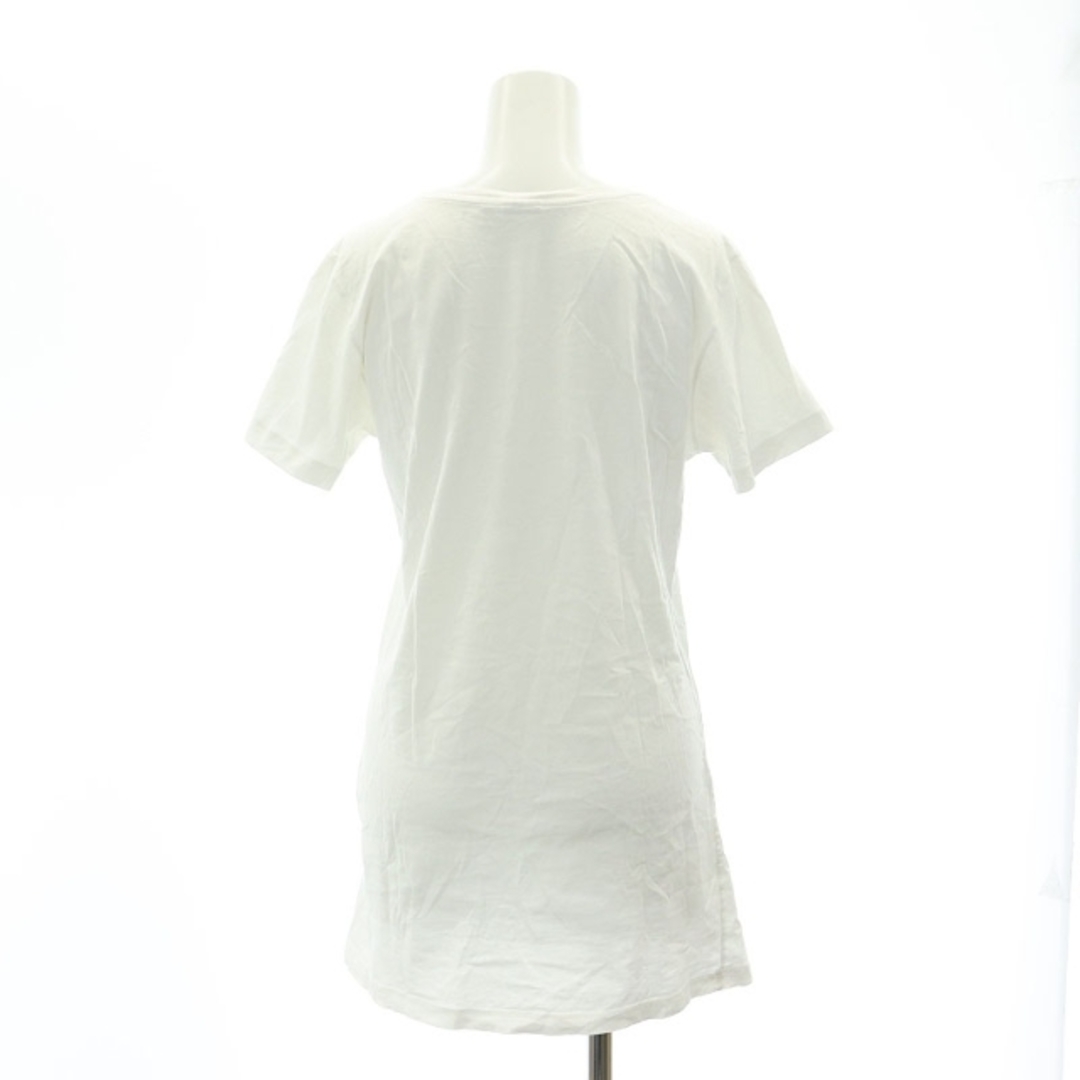 DIESEL(ディーゼル)のディーゼル プリント スタッズ Tシャツ カットソー 半袖 M 白 ホワイト レディースのトップス(Tシャツ(半袖/袖なし))の商品写真