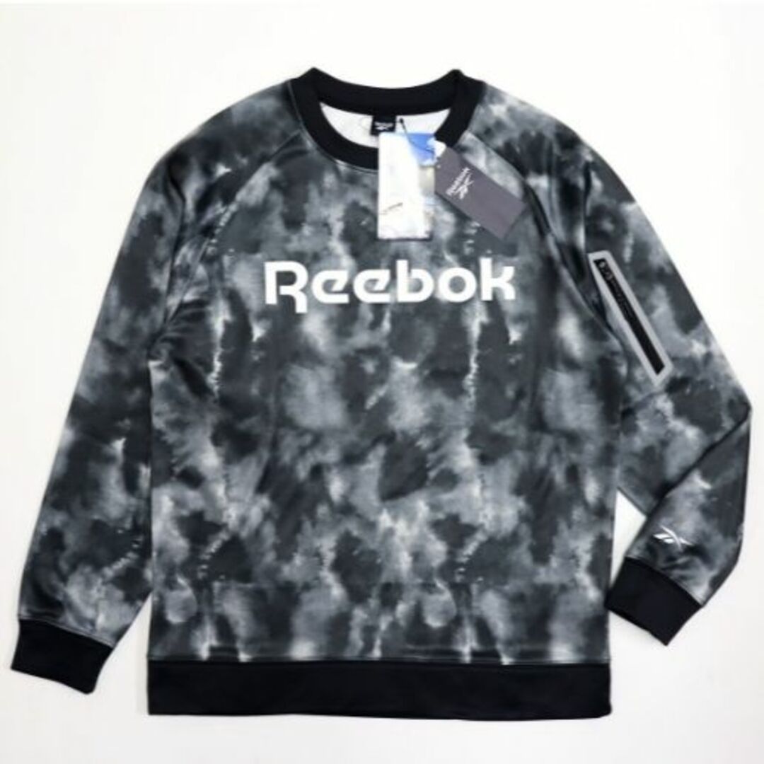 Reebok(リーボック)の【新品】リーボック 裏起毛 暖かい 機能性抜群 ジャケット ポケット付 迷彩 M メンズのトップス(スウェット)の商品写真