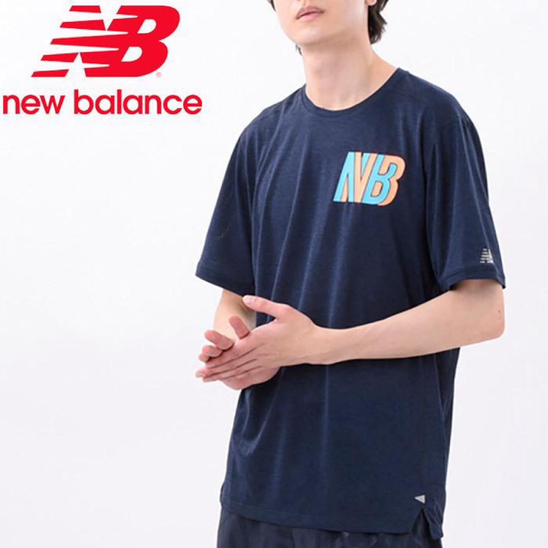 New Balance(ニューバランス)のニューバランス Impact グラフィックショートスリーブ メンズTシャツ メンズのトップス(Tシャツ/カットソー(半袖/袖なし))の商品写真