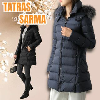 タトラス(TATRAS)の☆美品☆タトラス SARMA ダウンコート ファー ダウンジャケット ロング(ダウンジャケット)