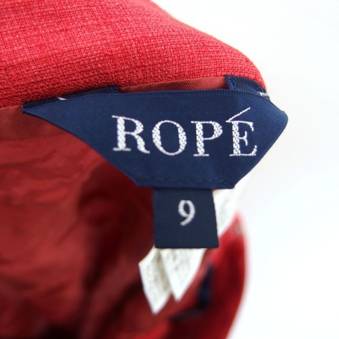 ROPE’(ロペ)のロペ ROPE 台形 スカート 膝丈 シンプル ティアード タック 9 レディースのスカート(ひざ丈スカート)の商品写真