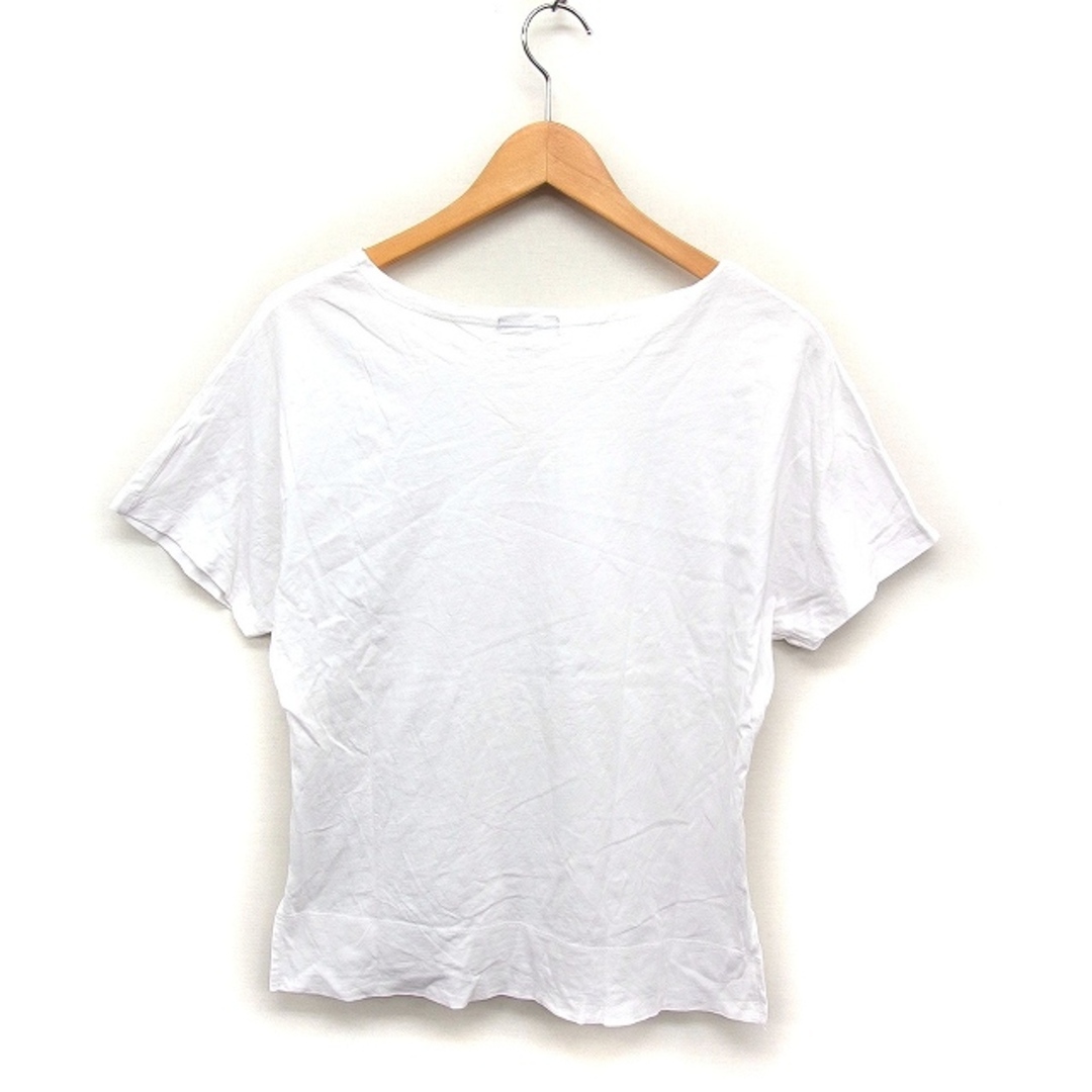 COMME CA ISM(コムサイズム)のコムサイズム COMME CA ISM プリント 半袖 Tシャツ カットソー 白 レディースのトップス(Tシャツ(半袖/袖なし))の商品写真