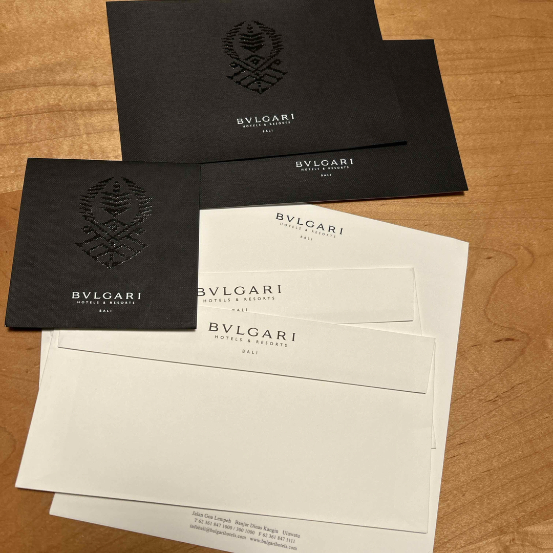 BVLGARI(ブルガリ)のバリ島BVLGARIアメニティ インテリア/住まい/日用品の文房具(ノート/メモ帳/ふせん)の商品写真