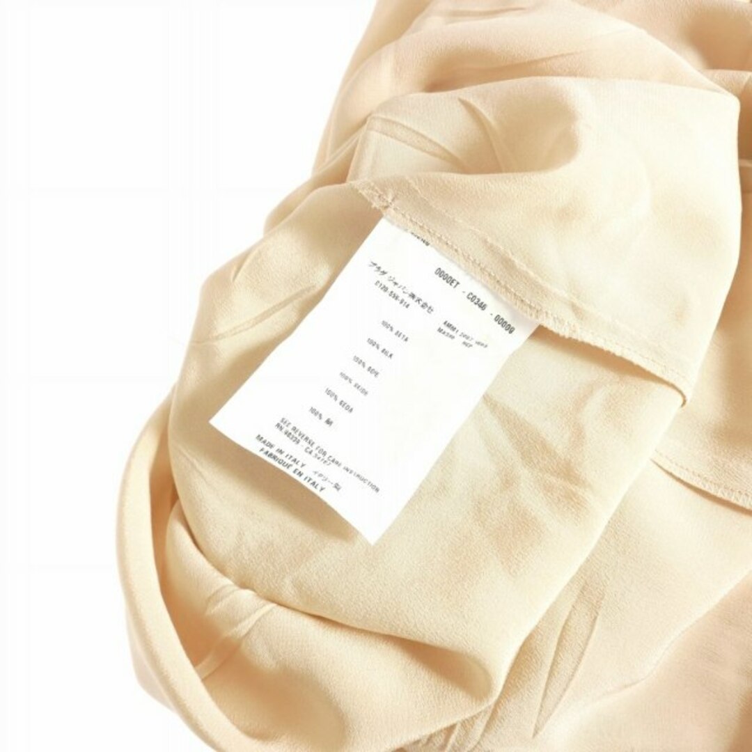 miumiu(ミュウミュウ)のミュウミュウ miumiu フレンチスリーブ シルク シャツワンピース ドレス レディースのトップス(チュニック)の商品写真