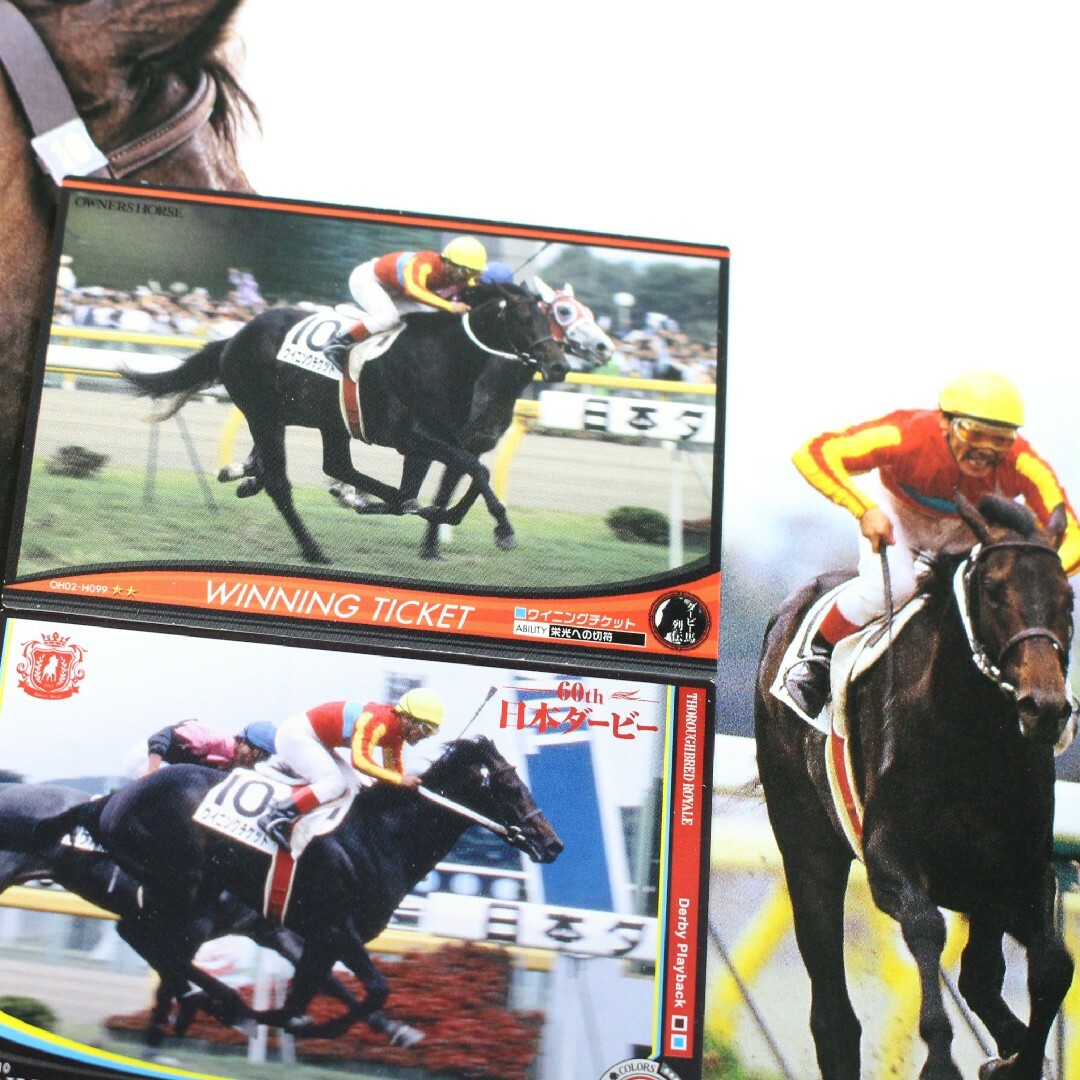 BANDAI(バンダイ)のウイニングチケット トレカ&切り抜き写真セット 競馬 カード オーナーズホース エンタメ/ホビーのトレーディングカード(シングルカード)の商品写真