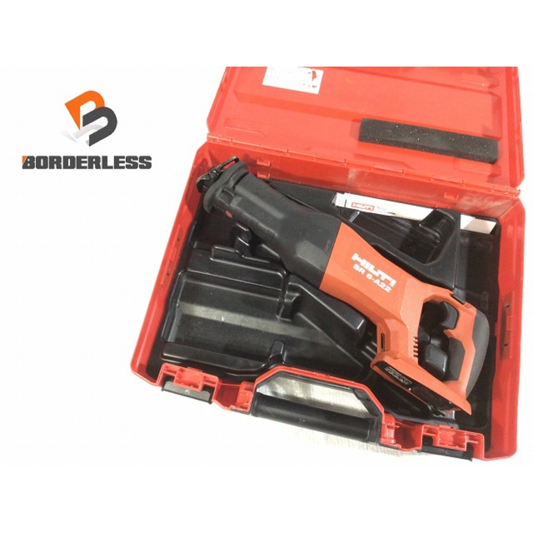 ☆中古品☆HILTI ヒルティ 22V 充電式レシプロソー SR6-A22 ☆中古品☆HILTI ヒルティ 22V 充電式レシプロソー SR6-A22