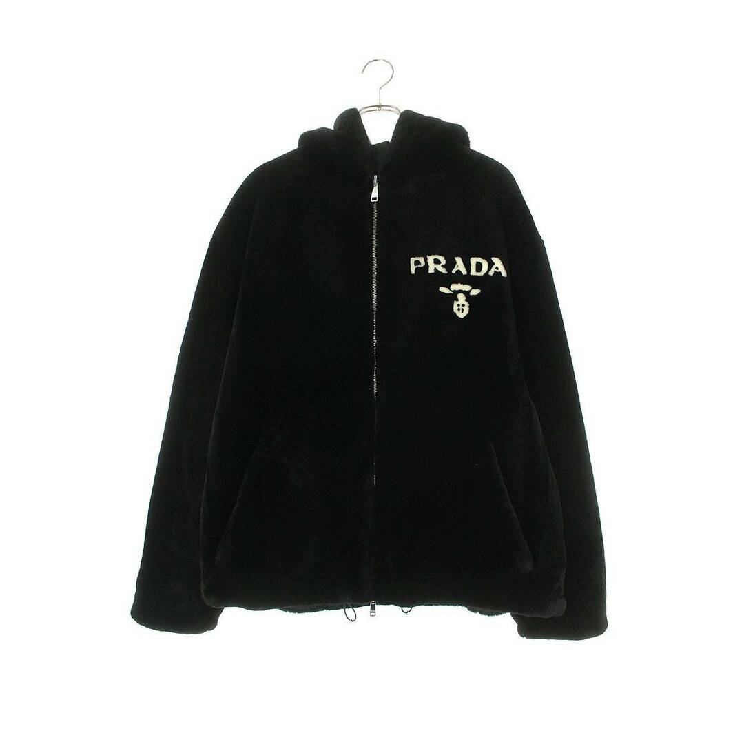 PRADA(プラダ)のプラダ  UPW404 1Y7Q F0806 リバーシブルファーブルゾン メンズ 52 メンズのジャケット/アウター(ブルゾン)の商品写真