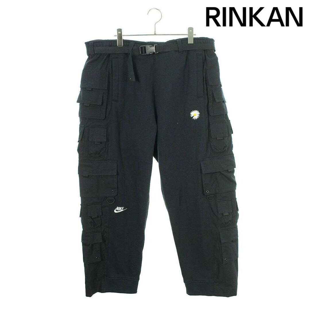 NIKE(ナイキ)のナイキ ×ピースマイナスワン peaceminusone  NRG CF WODE PANTS DR0095-010 スウェット切り替えマルチポケットワイドカーゴロングパンツ メンズ S メンズのパンツ(ワークパンツ/カーゴパンツ)の商品写真