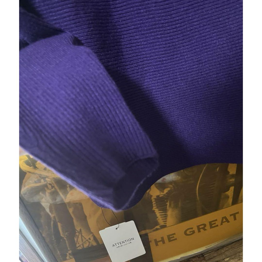 coca(コカ)の新品タグ付き✨coca コカ　パープル　紫色　セーター　ニット レディースのトップス(ニット/セーター)の商品写真
