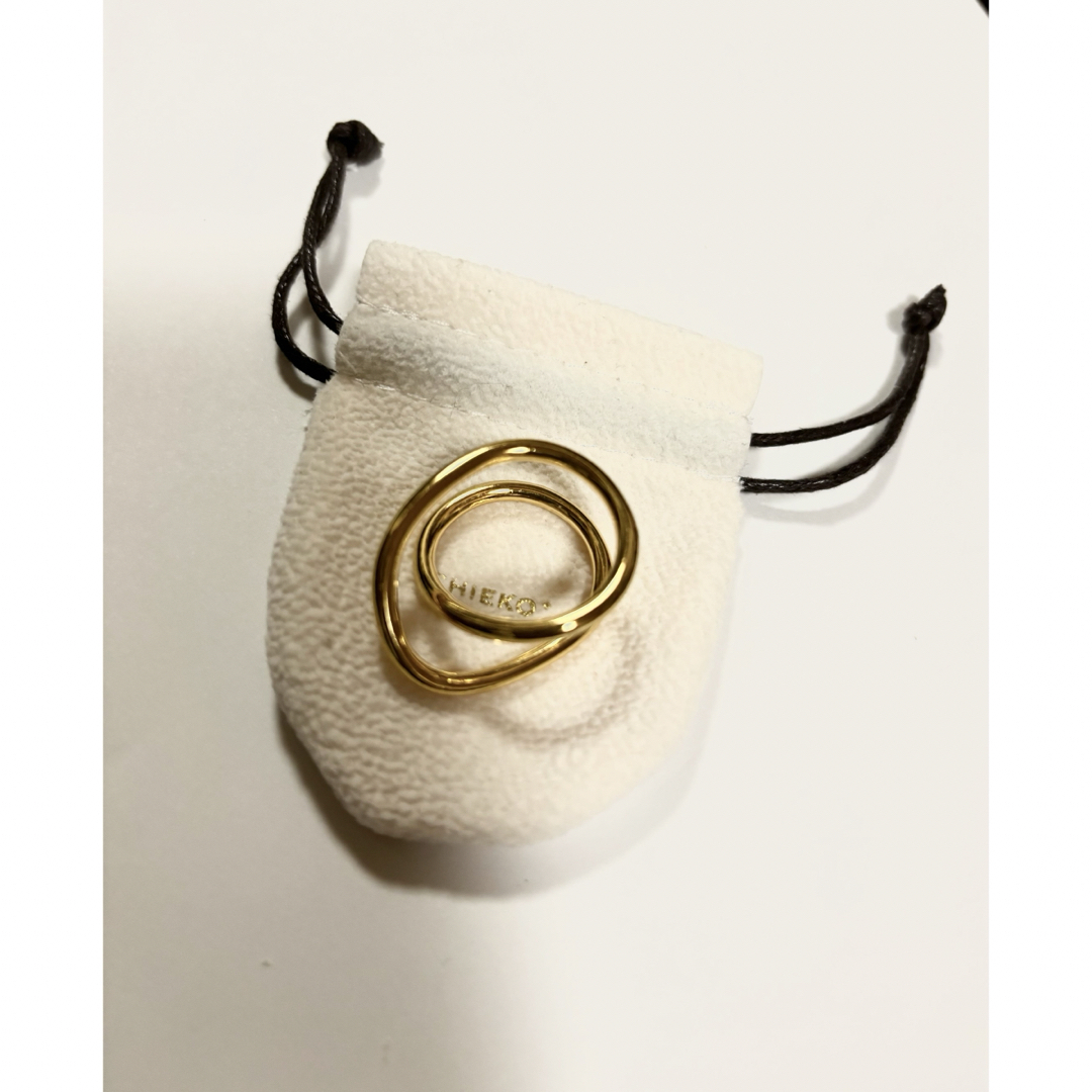 CHIEKO +  チエコプラス　loop ring 3 † gold レディースのアクセサリー(リング(指輪))の商品写真