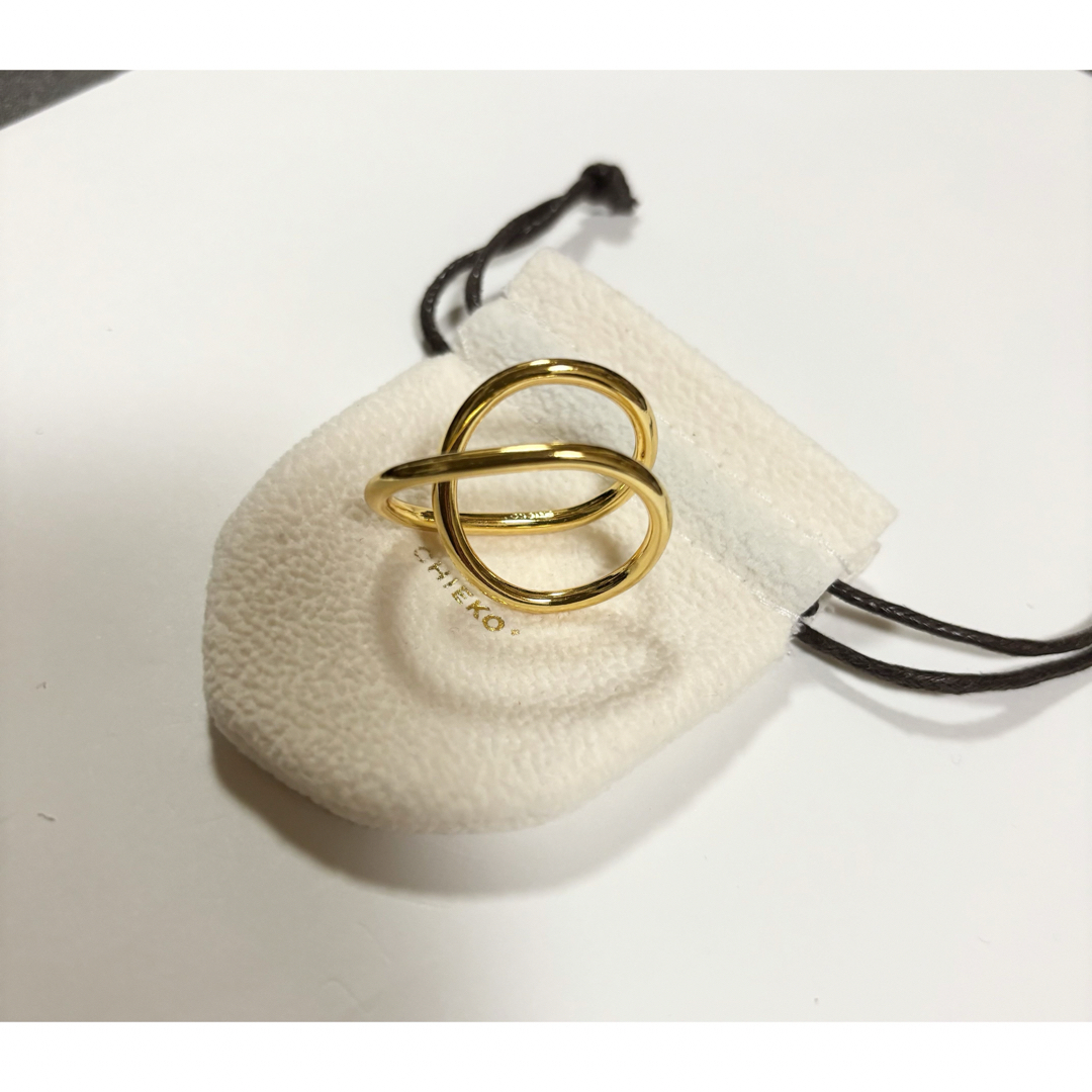 CHIEKO +  チエコプラス　loop ring 3 † gold レディースのアクセサリー(リング(指輪))の商品写真