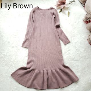 Lily Brown - lily brownつけ襟 Embroideryカラー ブラックの通販 by