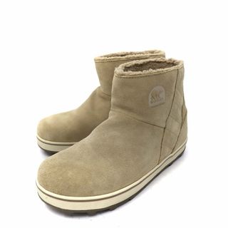 ソレル(SOREL)のソレル SOREL グレイシー ショート 防滑 スエード ブーツ 25.5cm(ブーツ)