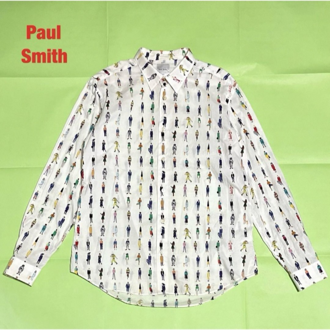 Paul Smith(ポールスミス)の【人気】Paul Smith　Paul's People PRINT SHIRT メンズのトップス(シャツ)の商品写真