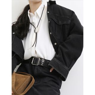 アパルトモンドゥーズィエムクラス(L'Appartement DEUXIEME CLASSE)のAGOLDE NYX DENIM SHIRT 新品、タグ付 アパルトモン(Gジャン/デニムジャケット)