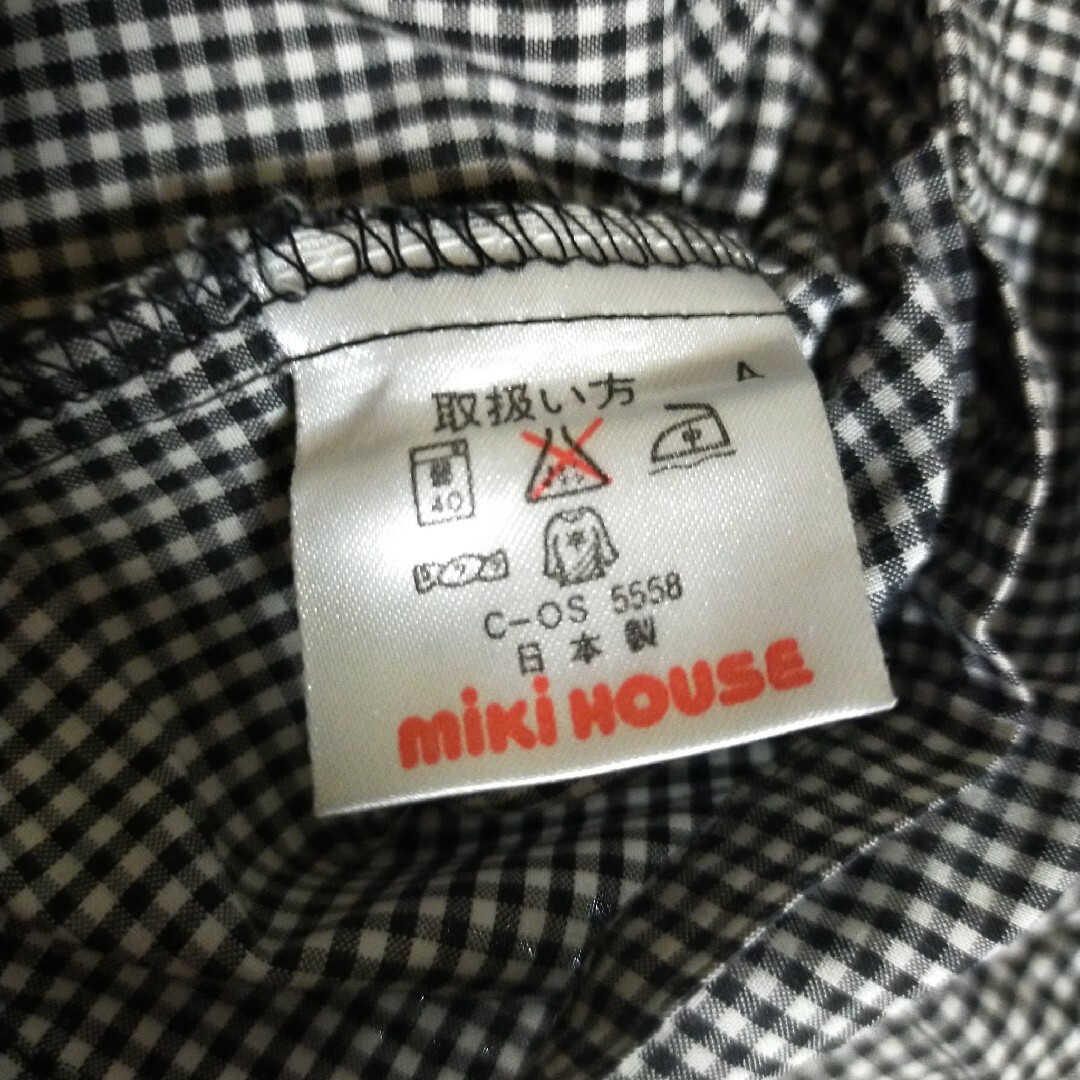 mikihouse(ミキハウス)のシャツ キッズ/ベビー/マタニティのベビー服(~85cm)(シャツ/カットソー)の商品写真
