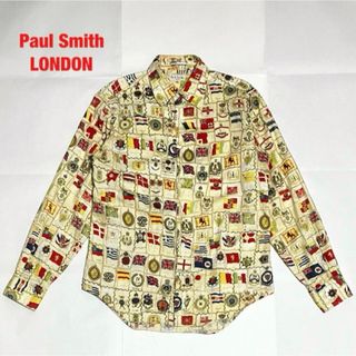 ポールスミス(Paul Smith)の【人気】Paul Smith LONDON　ポールスミス　総柄シャツ　万国旗(シャツ)