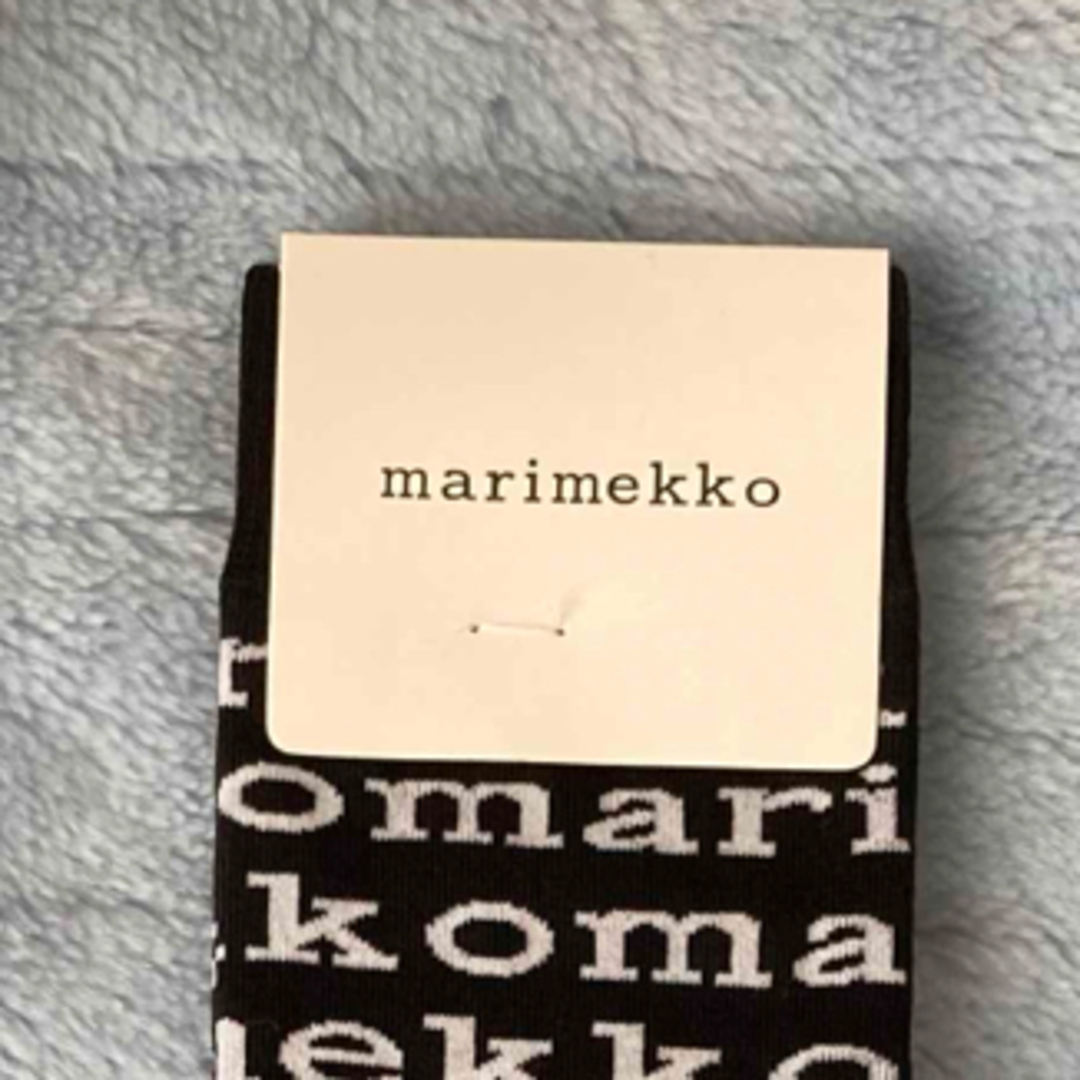 marimekko(マリメッコ)の✿marimekko✿マリメッコ靴下2足セット(ロゴ入り） レディースのレッグウェア(ソックス)の商品写真