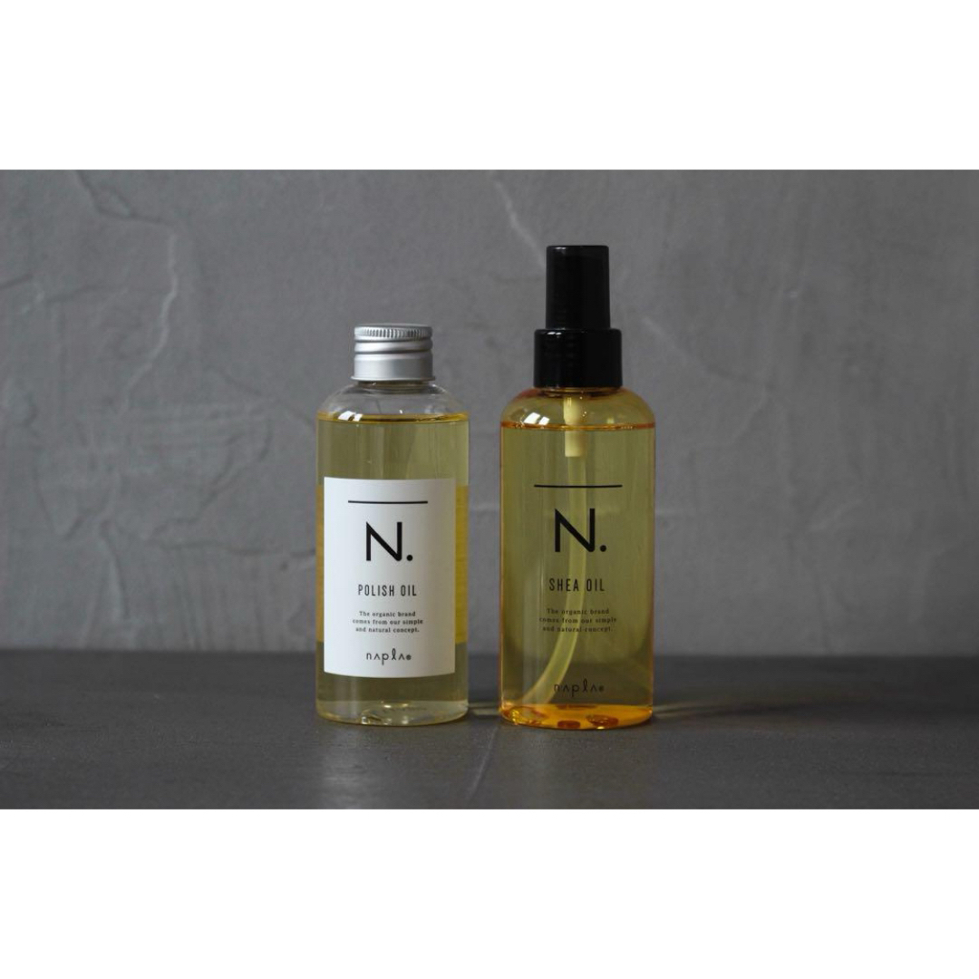 N. エヌドット シアミルク・ポリッシュオイル 150ml 各1本 N. エヌドット シアミルク・ポリッシュオイル 150ml 各1本