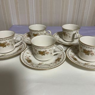 ノリタケ(Noritake)のデミタスカップ　ソーサー　5客セット(食器)