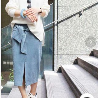 タグありeaphi scarf motif knit skirt ｜ お値下げ可