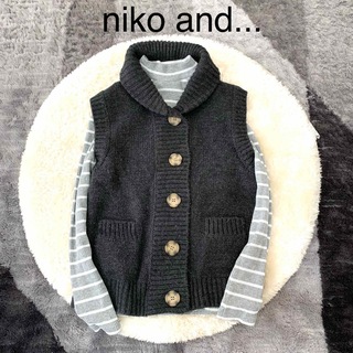 ニコアンド(niko and...)のniko and...ニコアンド.../ニットベストでかボタン暖かシンプル着回し(ベスト/ジレ)